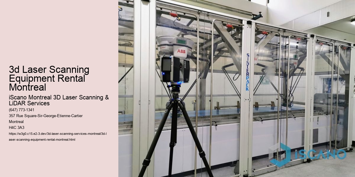 3d Laser Scanning Equipment Rental Montreal