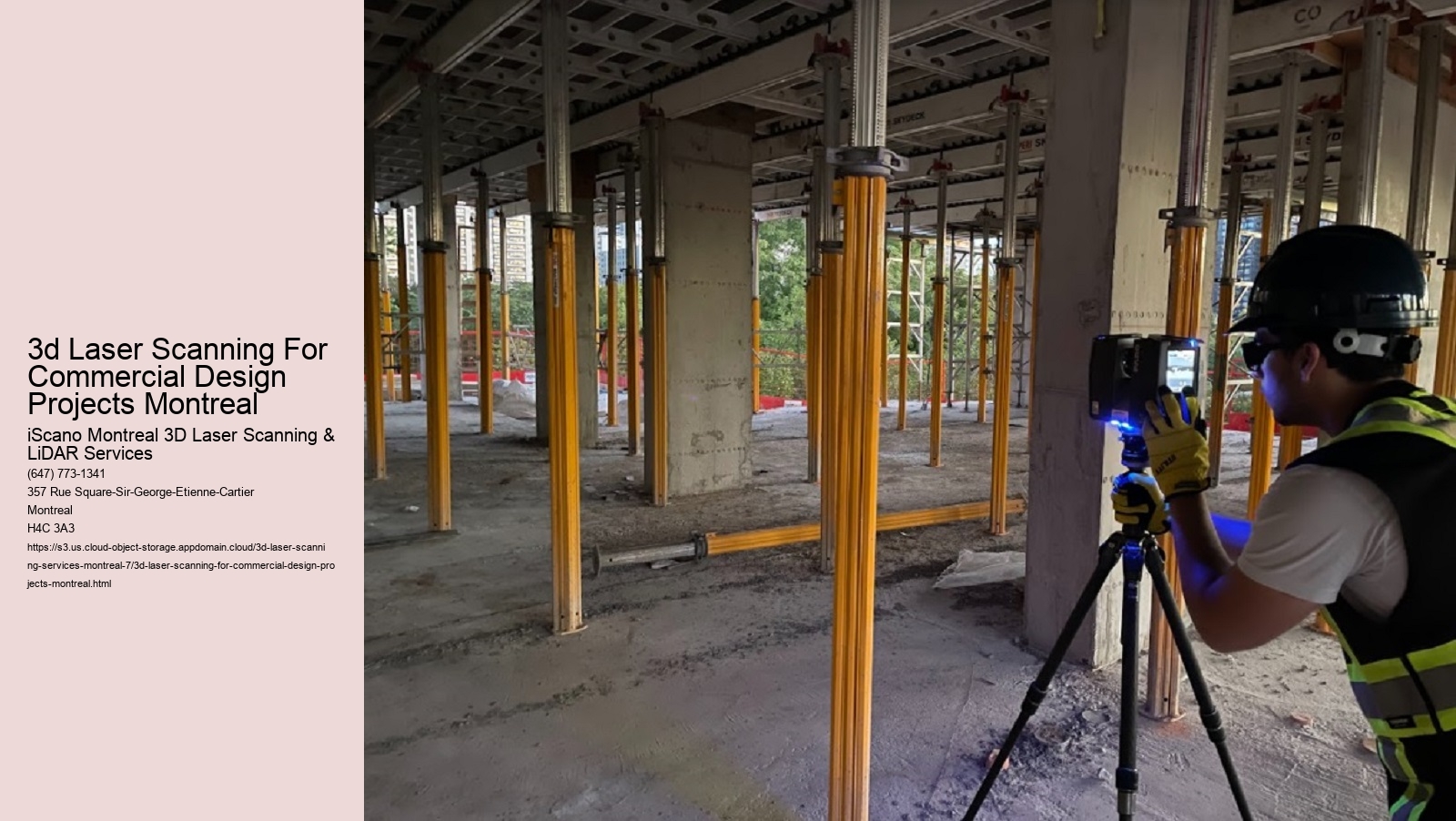 3d Laser Scanning For Commercial Design Projects Montreal