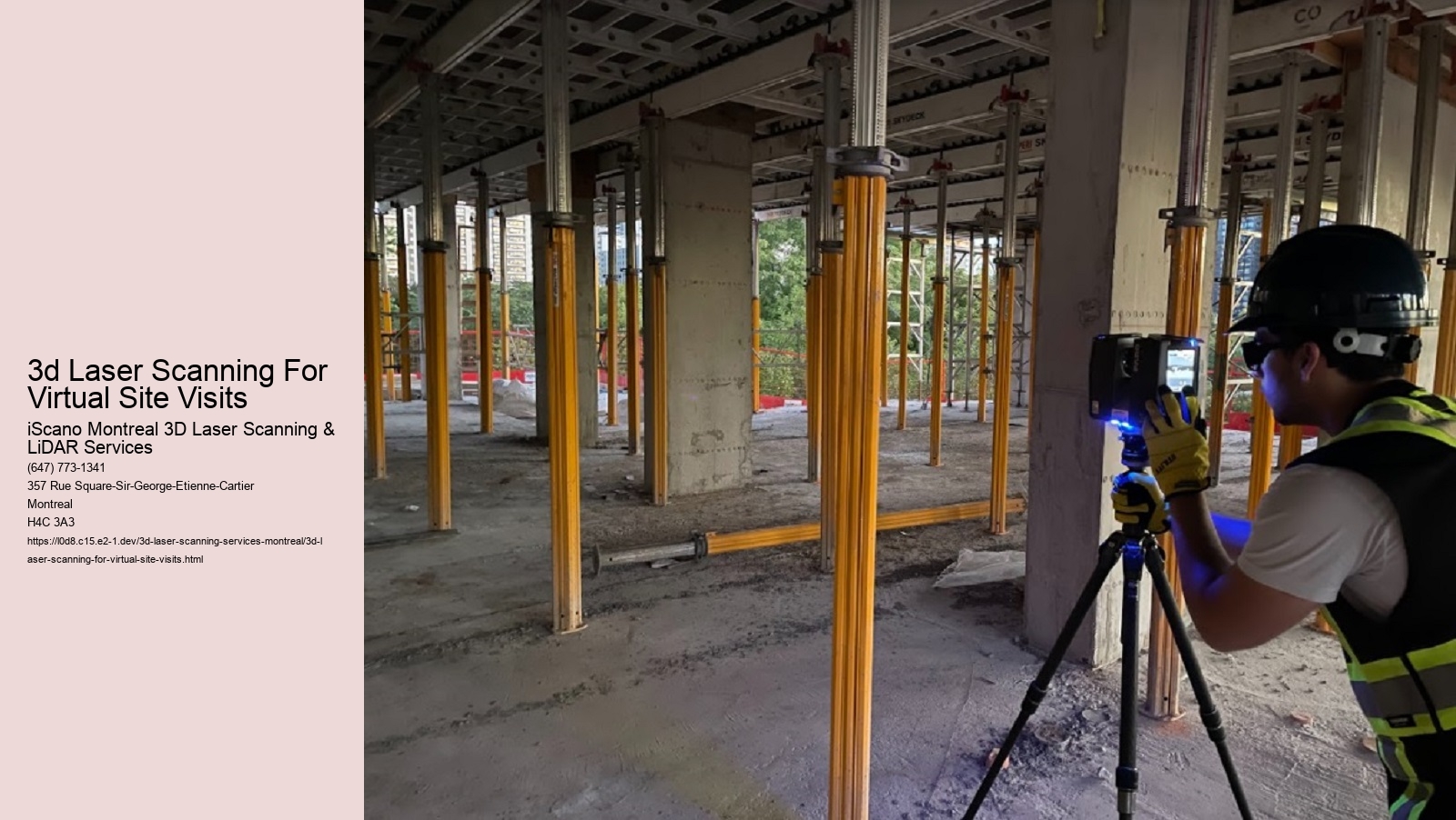 3d Laser Scanning For Virtual Site Visits